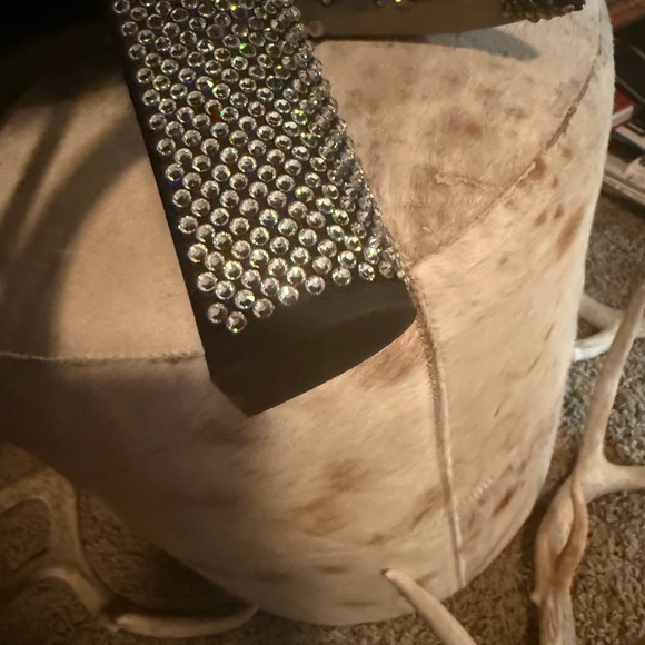 Glamorous Rhinestone Platform Sandals - Picture 3 of 6